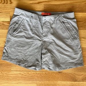 Merrell Womens Hiking Shorts - grey, size 8